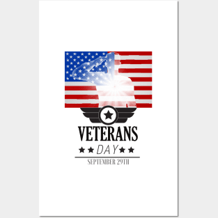 National Veterans of Foreign Wars Day September 29th Posters and Art